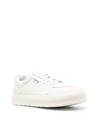 Sunnei Leather Lace Up Sneakers