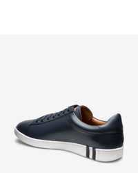 Bally Leather Low Top Sneaker In Black