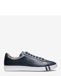 Bally Leather Low Top Sneaker In Black