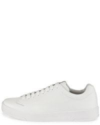 Prada Linea Rossa Leather Low Top Sneaker White