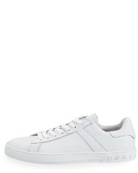 Tod's Leather Low Top Sneaker White