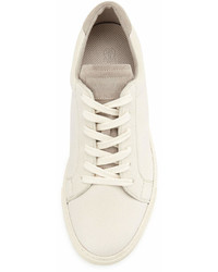 Brunello Cucinelli Leather Low Top Sneaker White
