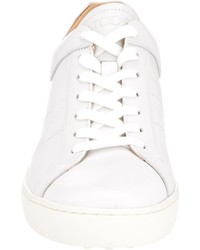 Tod's Leather Low Top Sneakers