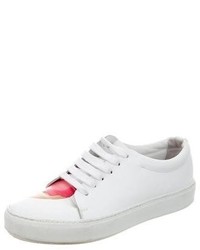 Acne Studios Leather Low Top Sneakers