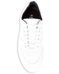a. testoni Leather Low Top Sneakers