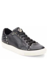Versace Leather Low Top Sneakers