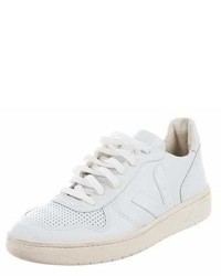 Veja Leather Low Top Sneakers