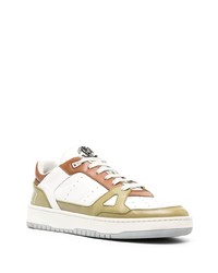 Roberto Cavalli Leather Low Top Sneakers