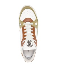 Roberto Cavalli Leather Low Top Sneakers