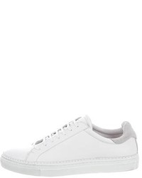 J. Lindeberg Leather Low Top Sneakers