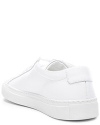 Common Projects Leather Original Achilles Low In White