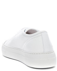 Common Projects Leather Tournat Low Super In White