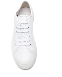 Common Projects Leather Tournat Low Super In White