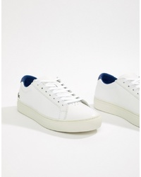Lacoste Leather Trainers In White
