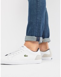 Lacoste Lerond 318 3 Trainers In White Leather
