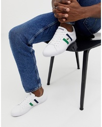 Lacoste Lerond Trainers With In White Leather