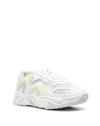 MSGM Logo Calf Leather Sneakers