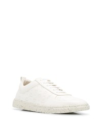 MCM Logo Debossed Low Top Sneakers