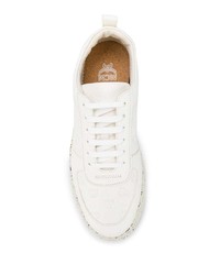 MCM Logo Debossed Low Top Sneakers