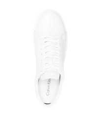 Calvin Klein Logo Debossed Low Top Sneakers