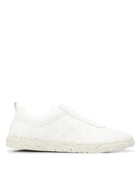 MCM Logo Debossed Low Top Sneakers