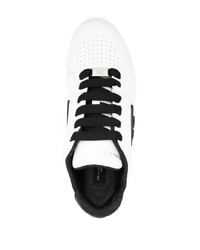 Philipp Plein Logo Embossed Leather Sneakers