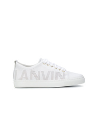 Lanvin Logo Embossed Sneakers