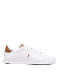 Polo Ralph Lauren Logo Embroidered Low Top Sneakers