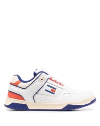 Tommy Jeans Logo Motif Leather Sneakers