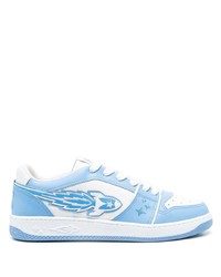 Enterprise Japan Logo Patch Leather Sneakers