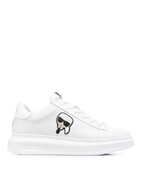 Karl Lagerfeld Logo Patch Low Top Sneakers