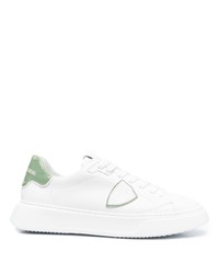 Philippe Model Paris Logo Patch Low Top Sneakers