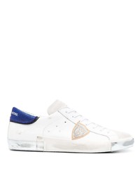 Philippe Model Paris Logo Patch Low Top Sneakers