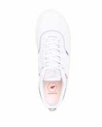 New Balance Logo Patch Panelled Leather Sneakers