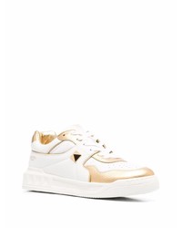 Valentino Garavani Logo Print Lace Up Sneakers