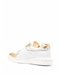 Valentino Garavani Logo Print Lace Up Sneakers