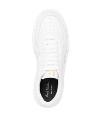 Paul Smith Logo Print Leather Sneakers