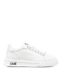 Roberto Cavalli Logo Print Low Top Sneakers