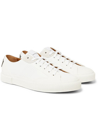 Givenchy Logo Print Rubber And Suede Trimmed Leather Sneakers