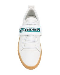 Lanvin Logo Touch Strap Sneakers