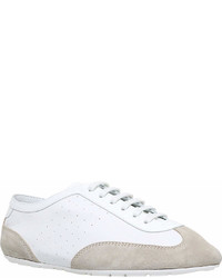 Saint Laurent Lou Perforated Leather Trainers