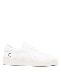 D.A.T.E Low Top Lace Up Leather Sneakers