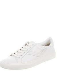 Tory Sport Low Top Leather Sneakers