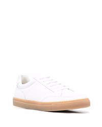 Officine Generale Low Top Leather Sneakers
