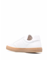 Officine Generale Low Top Leather Sneakers