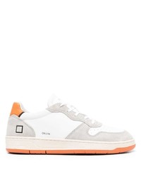 D.A.T.E Low Top Leather Trainers