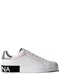 Dolce & Gabbana Low Top Logo Heel Sneakers