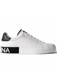 Dolce & Gabbana Low Top Logo Heel Sneakers