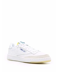 Reebok Low Top Panelled Leather Sneakers