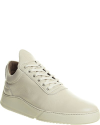 Filling Pieces Low Top Split Leather Trainers